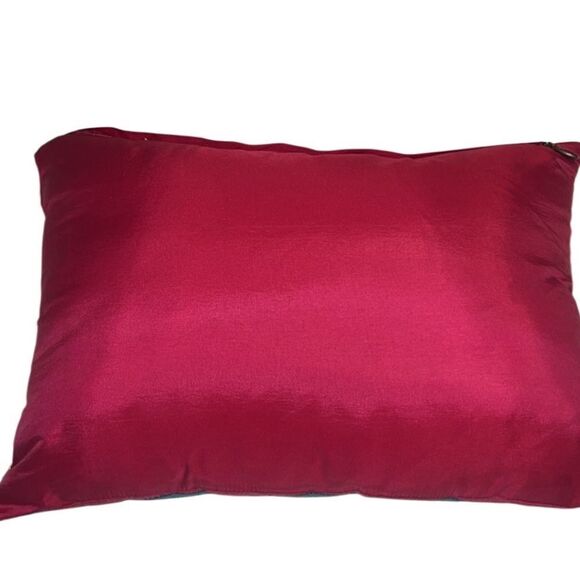 Pier One Pink Multi Colored Bohemian Detailed Throw Pillow Size 16x12 - Picture 4 of 11